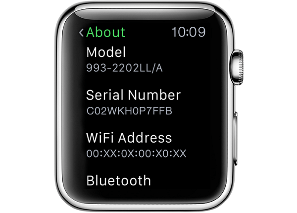 watch by serial number find
